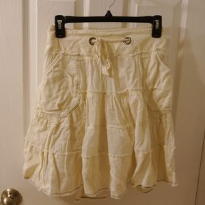 Free People White Skirt M